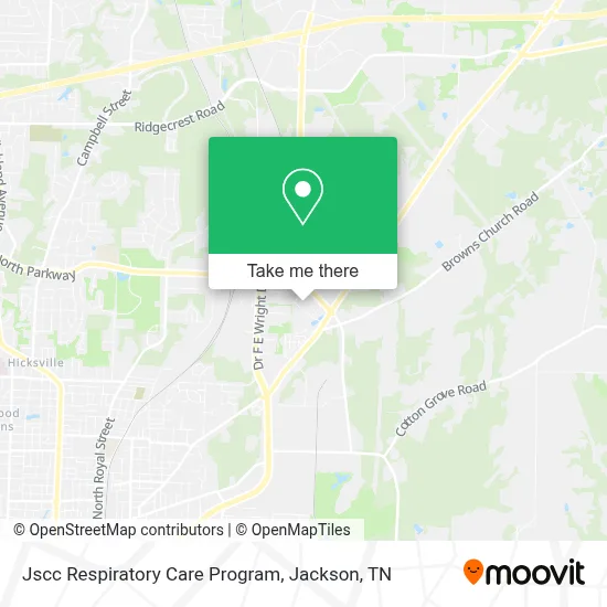 Jscc Respiratory Care Program map