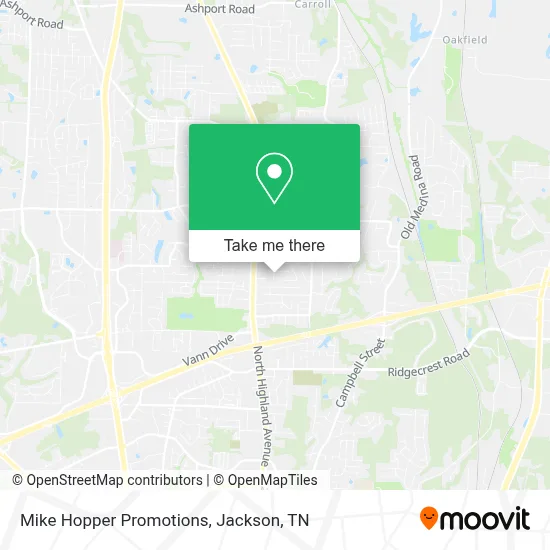 Mike Hopper Promotions map