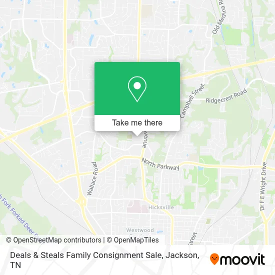 Deals & Steals Family Consignment Sale map