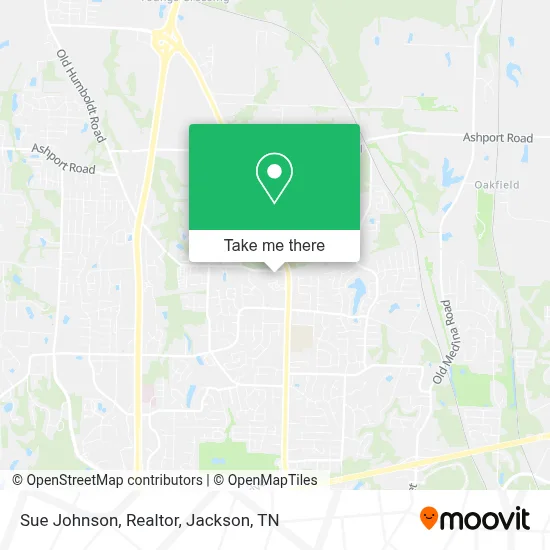 Sue Johnson, Realtor map