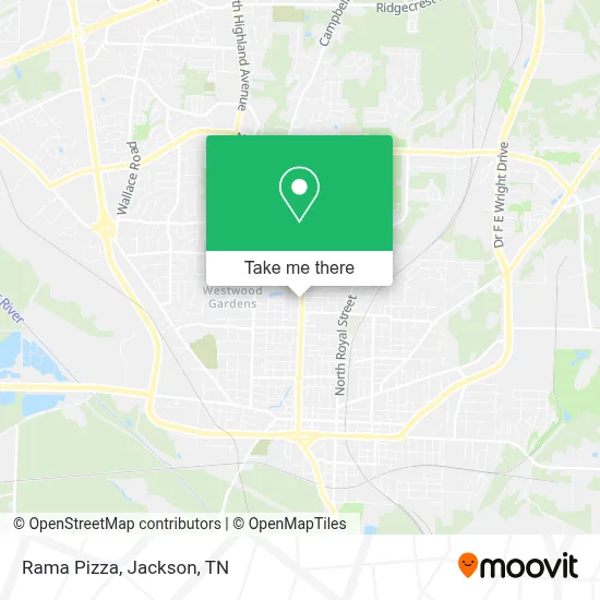 Rama Pizza map