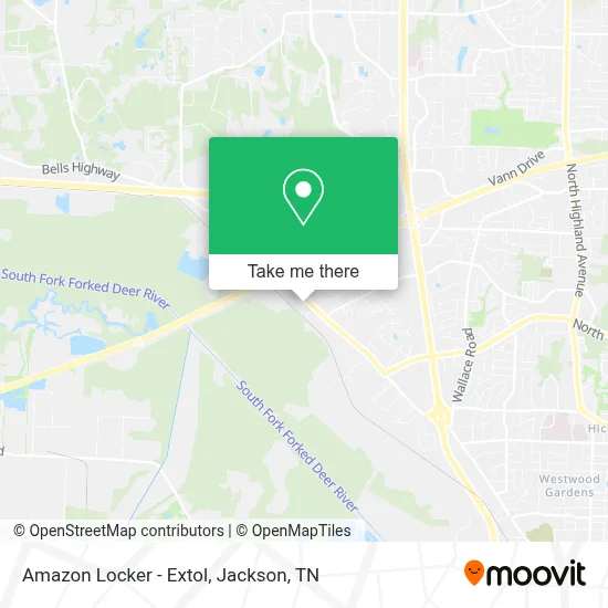 Amazon Locker - Extol map