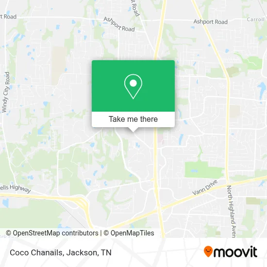 Coco Chanails map