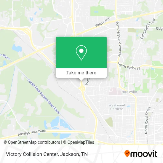 Victory Collision Center map