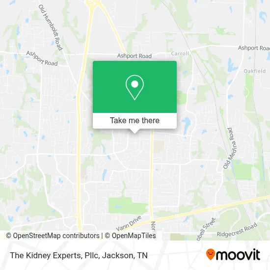The Kidney Experts, Pllc map