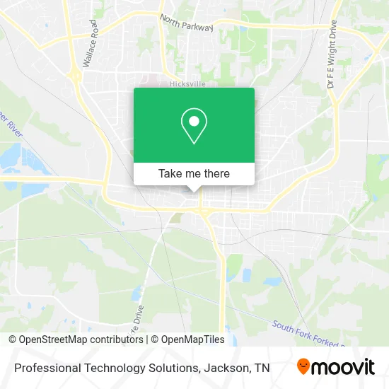 Professional Technology Solutions map