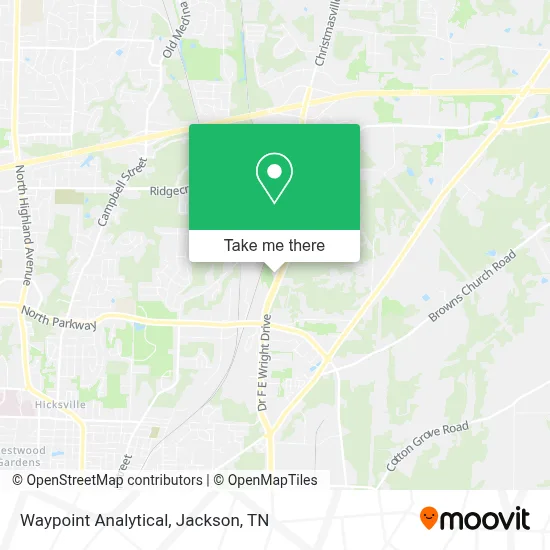 Waypoint Analytical map