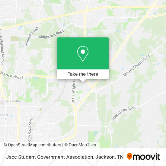 Jscc Student Government Association map