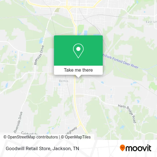 Goodwill Retail Store map