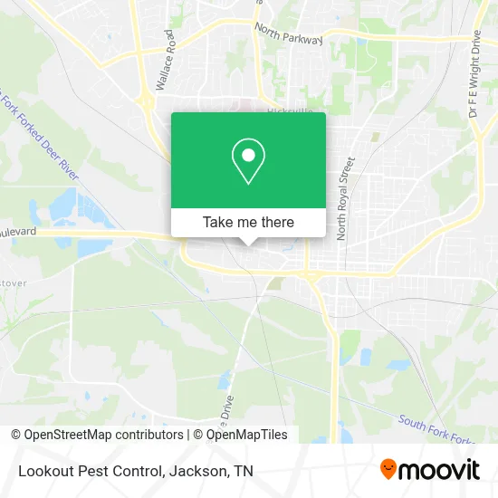 Lookout Pest Control map