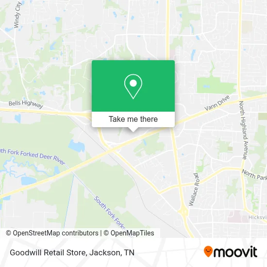 Goodwill Retail Store map