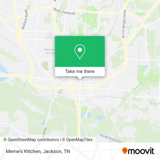 Meme's Kitchen map