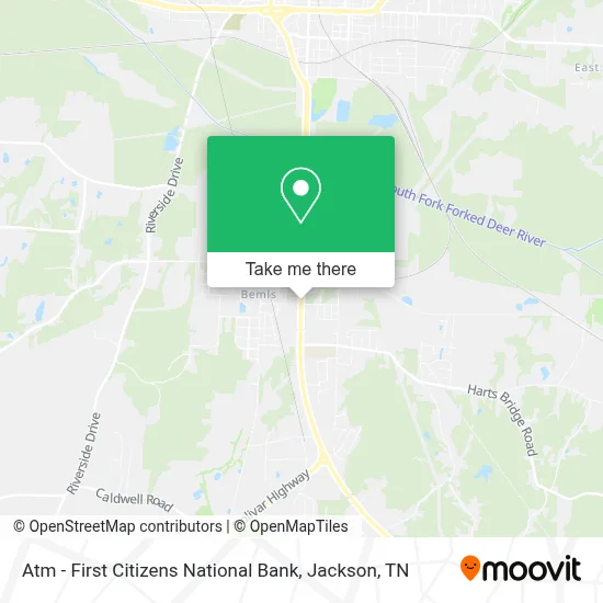 Atm - First Citizens National Bank map