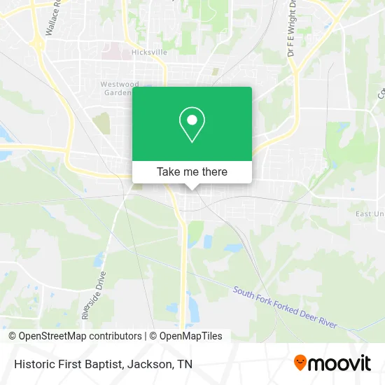 Historic First Baptist map