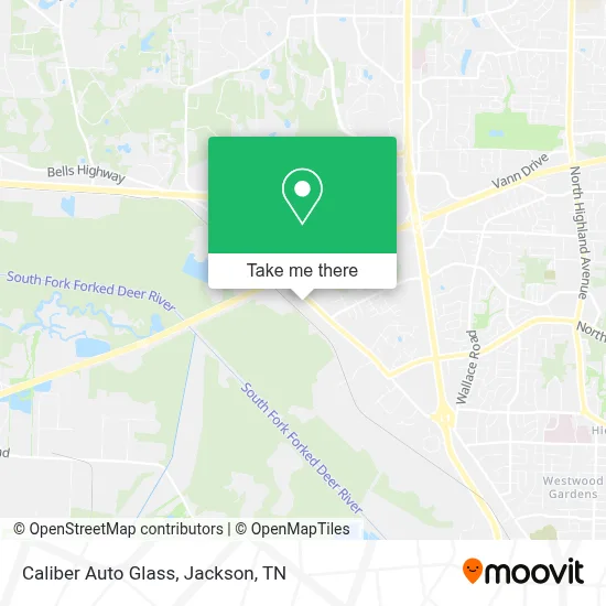 Caliber Auto Glass map