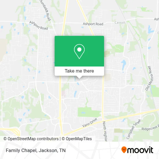 Family Chapel map