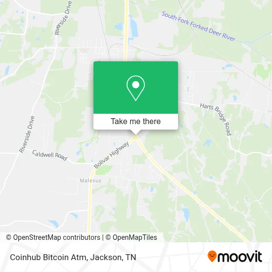 Coinhub Bitcoin Atm map