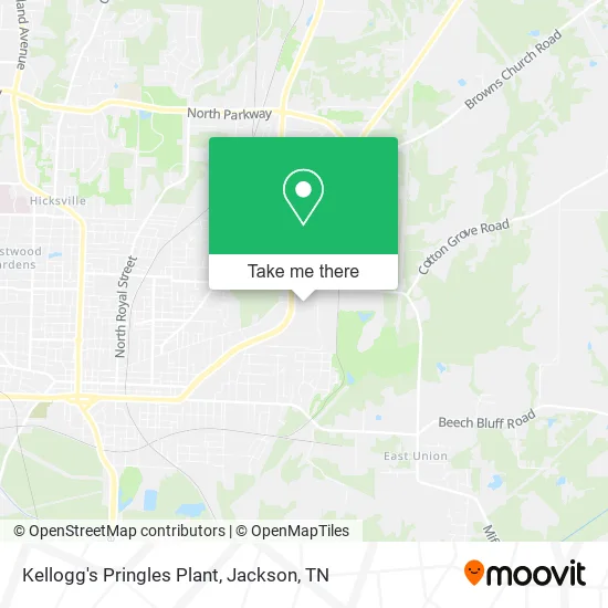 Kellogg's Pringles Plant map