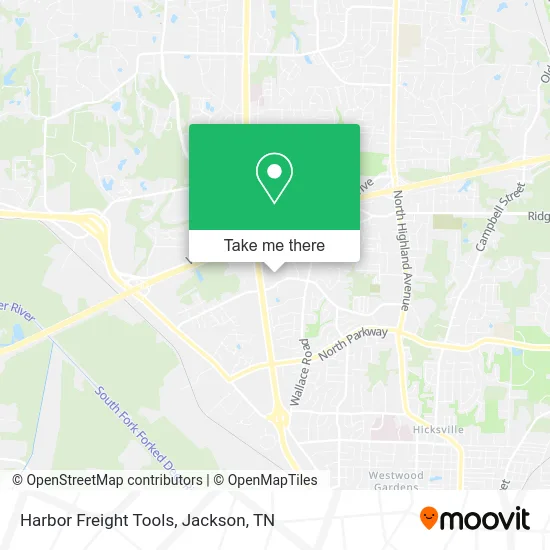 Harbor Freight Tools map