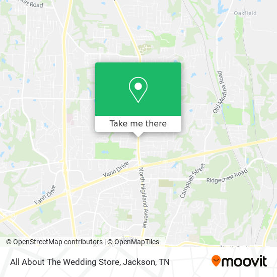 All About The Wedding Store map