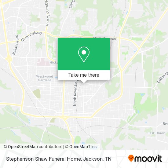 Mapa de Stephenson-Shaw Funeral Home