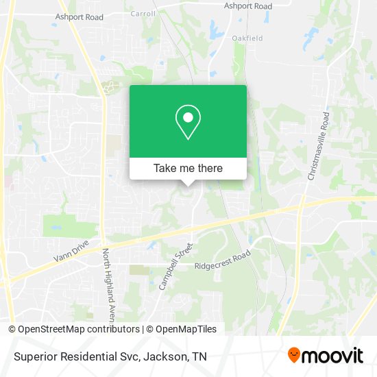 Mapa de Superior Residential Svc