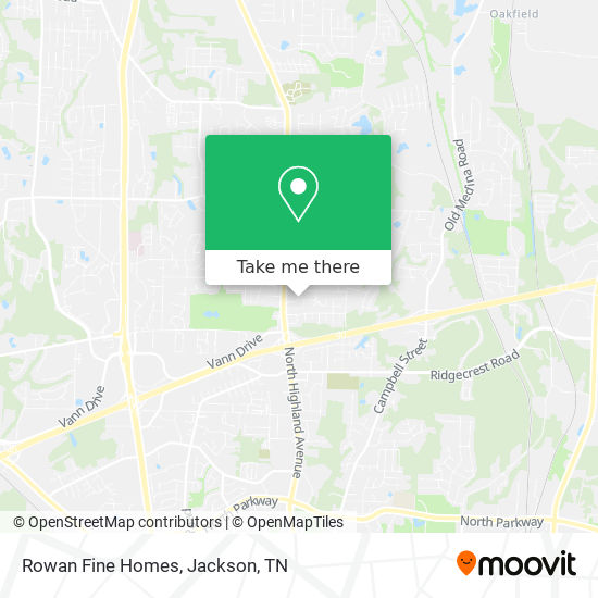 Rowan Fine Homes map