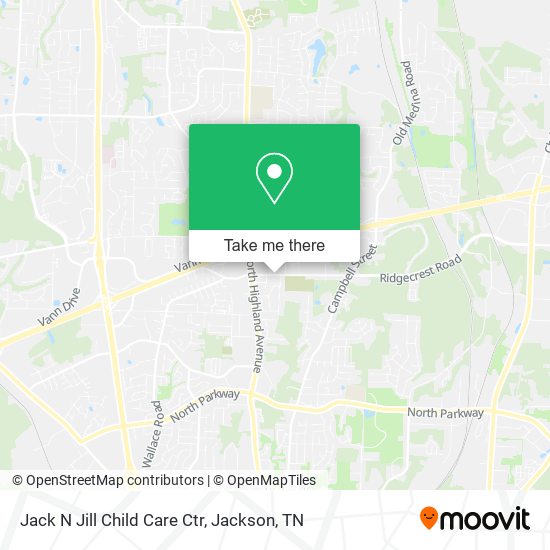 Jack N Jill Child Care Ctr map