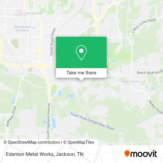 Edenton Metal Works map