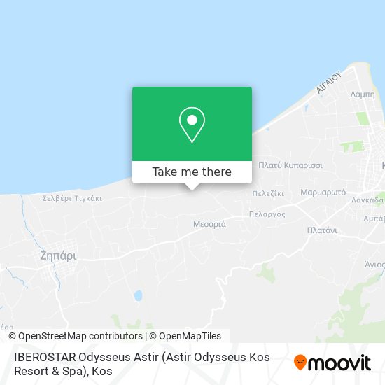 IBEROSTAR Odysseus Astir (Astir Odysseus Kos Resort & Spa) map