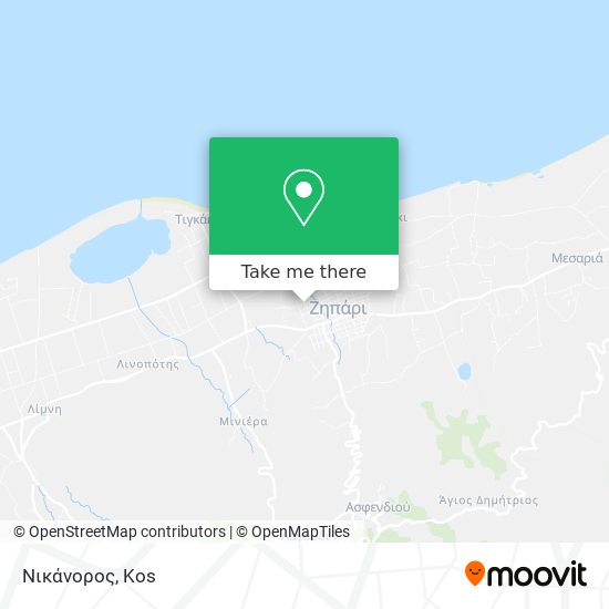 Νικάνορος map