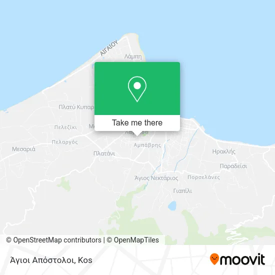 Άγιοι Απόστολοι map