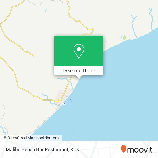 Malibu Beach Bar Restaurant map