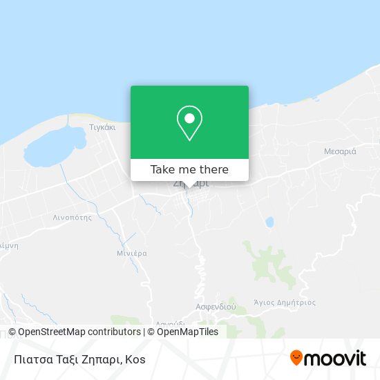 Πιατσα Ταξι Ζηπαρι map