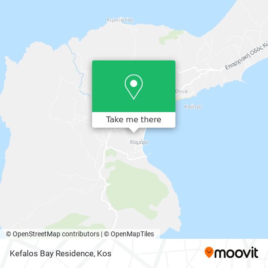 Kefalos Bay Residence map