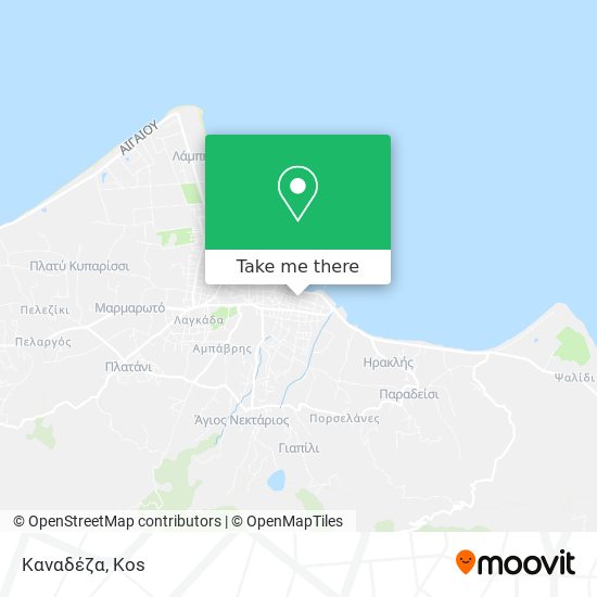Καναδέζα map