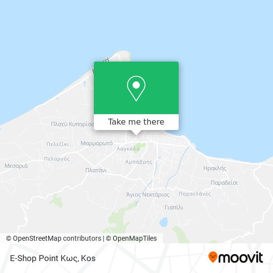 E-Shop Point Κως map