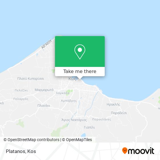 Platanos map