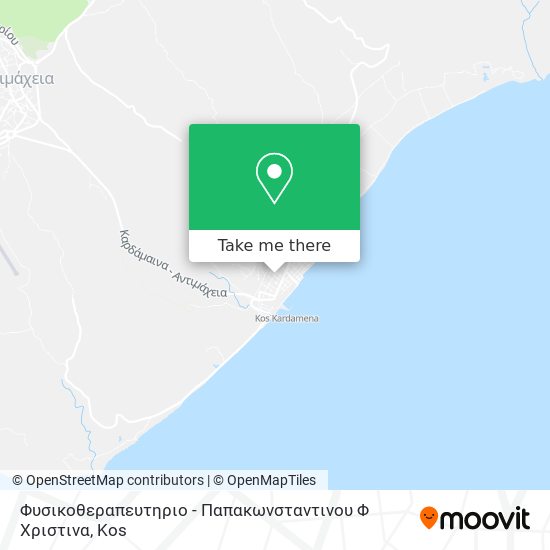 Φυσικοθεραπευτηριο - Παπακωνσταντινου Φ Χριστινα map