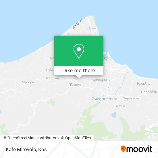 Kafe Mirovolo map