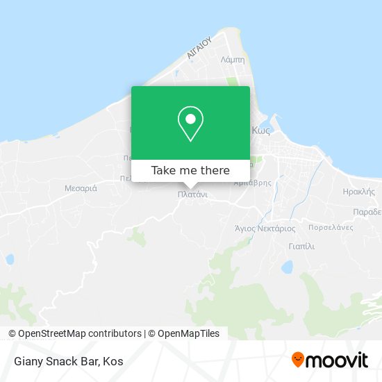 Giany Snack Bar map