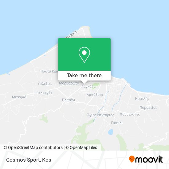 Cosmos Sport map