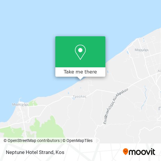 Neptune Hotel Strand map