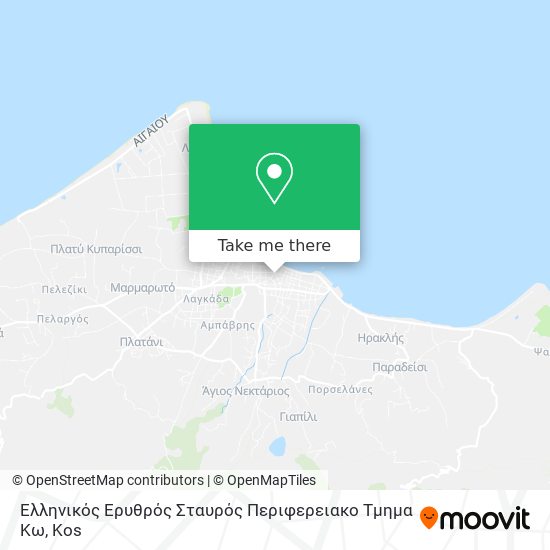Ελληνικός Ερυθρός Σταυρός Περιφερειακο Τμημα Κω map