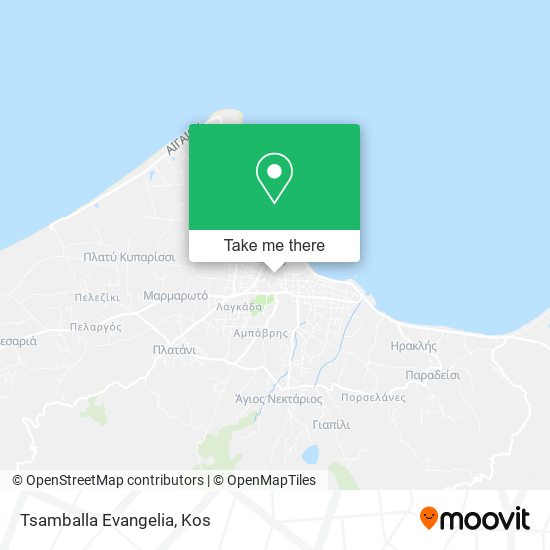 Tsamballa Evangelia map