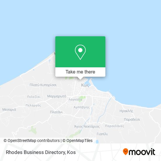Rhodes Business Directory map