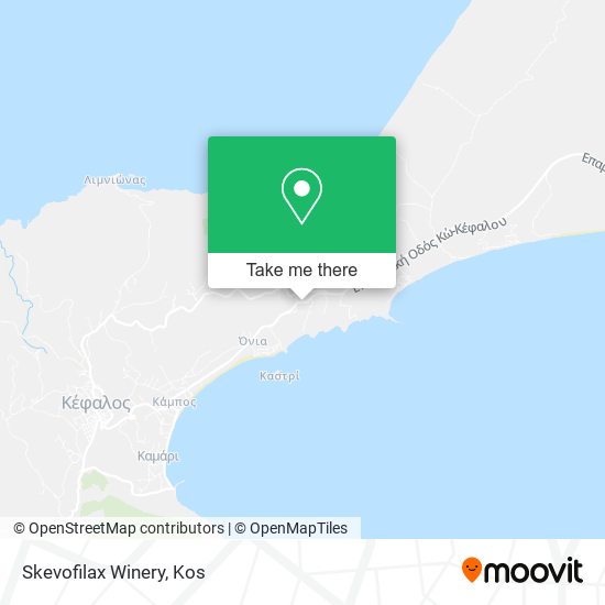 Skevofilax Winery map