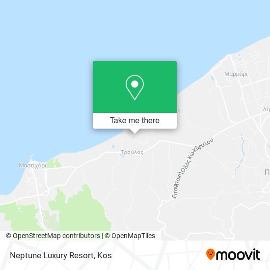 Neptune Luxury Resort map