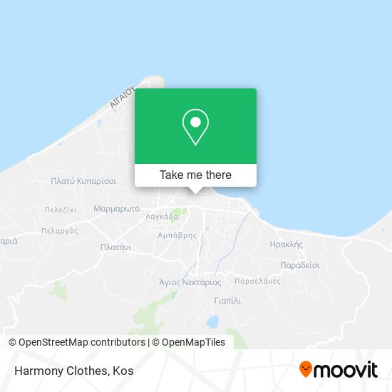 Harmony Clothes map
