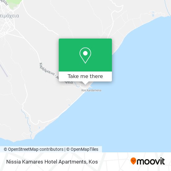Nissia Kamares Hotel Apartments map